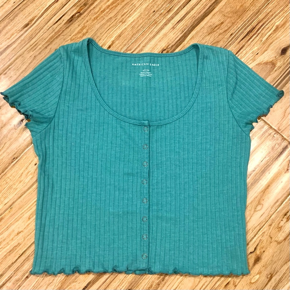 *Bundle Sale* American Eagle scalloped top - Picture 1 of 6